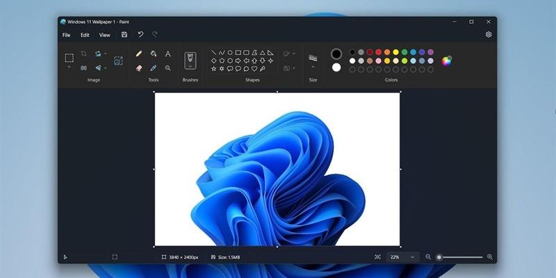 Microsoft Paint là một trong những công cụ chỉnh ảnh đời đầu